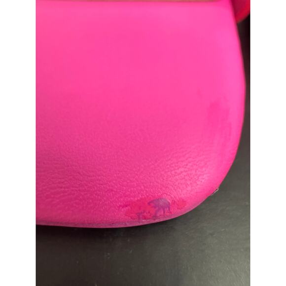 INC International Concepts Makenna Studded Heel Sandals 8M Hot Pink Clear Strap - Picture 12 of 12